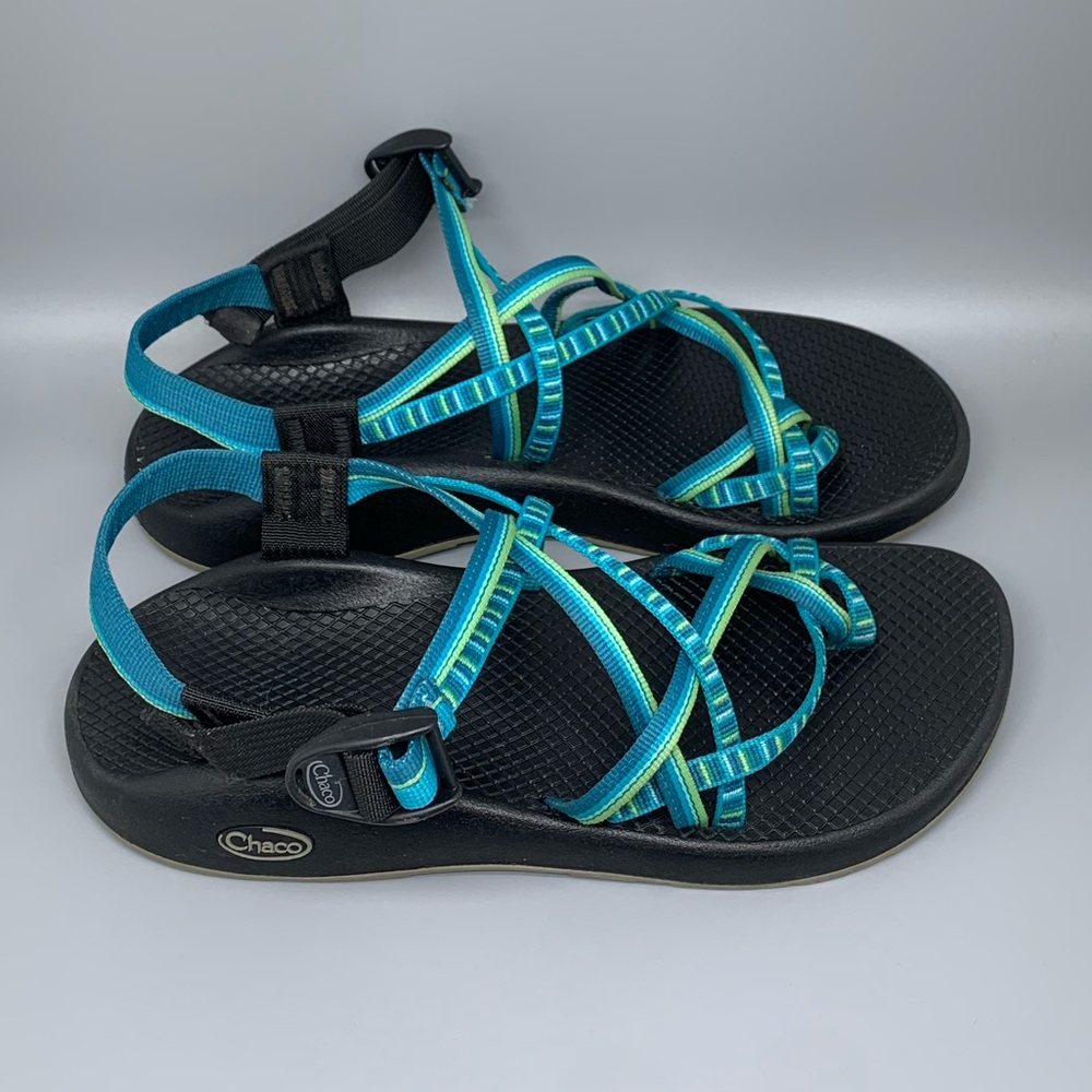 Chaco Stripe Criss Cross Sandals‎ Women’s Sz 10